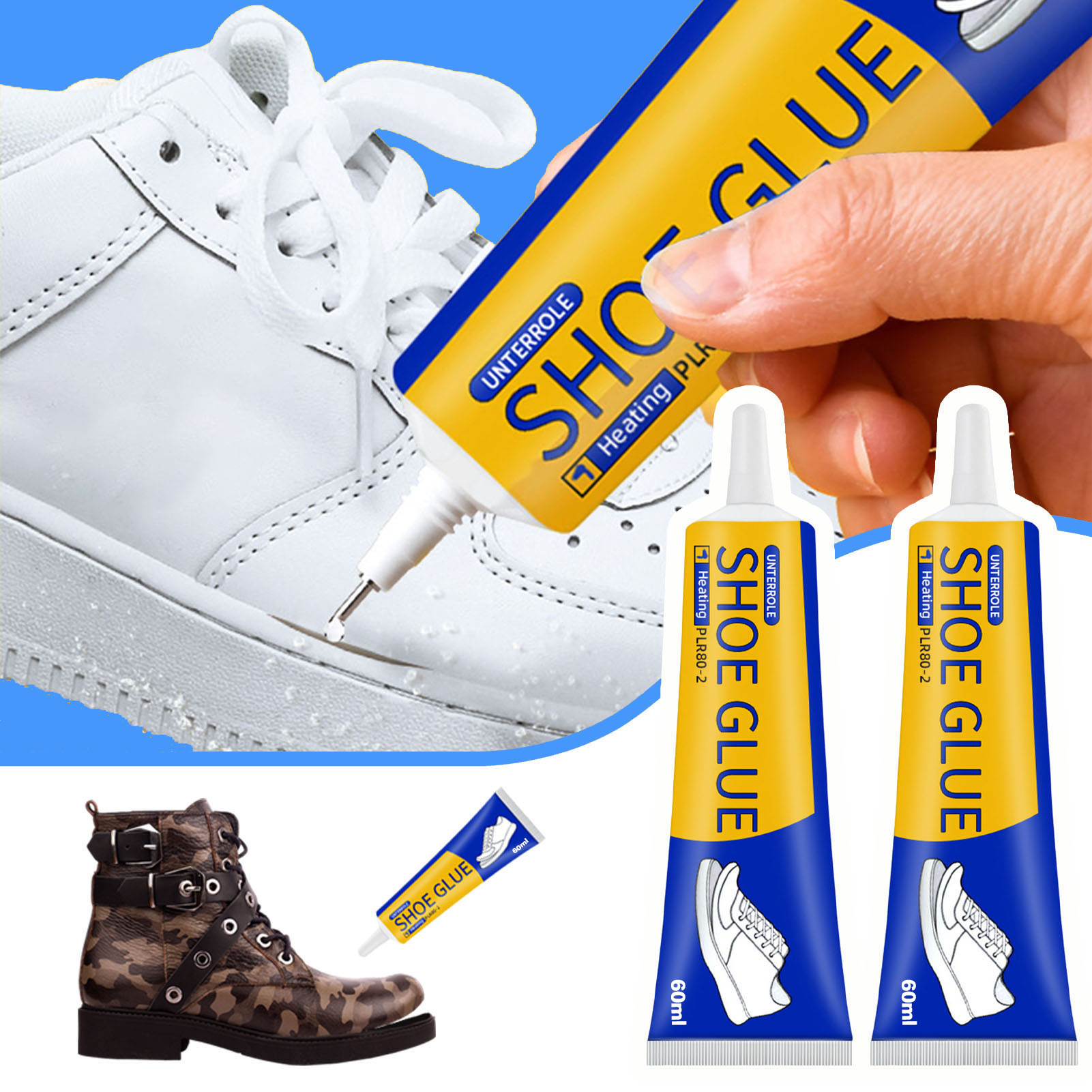 Sneaker Care - 1/2/3 adet 60ml güçlü ayakkabı yapıştırıcısı