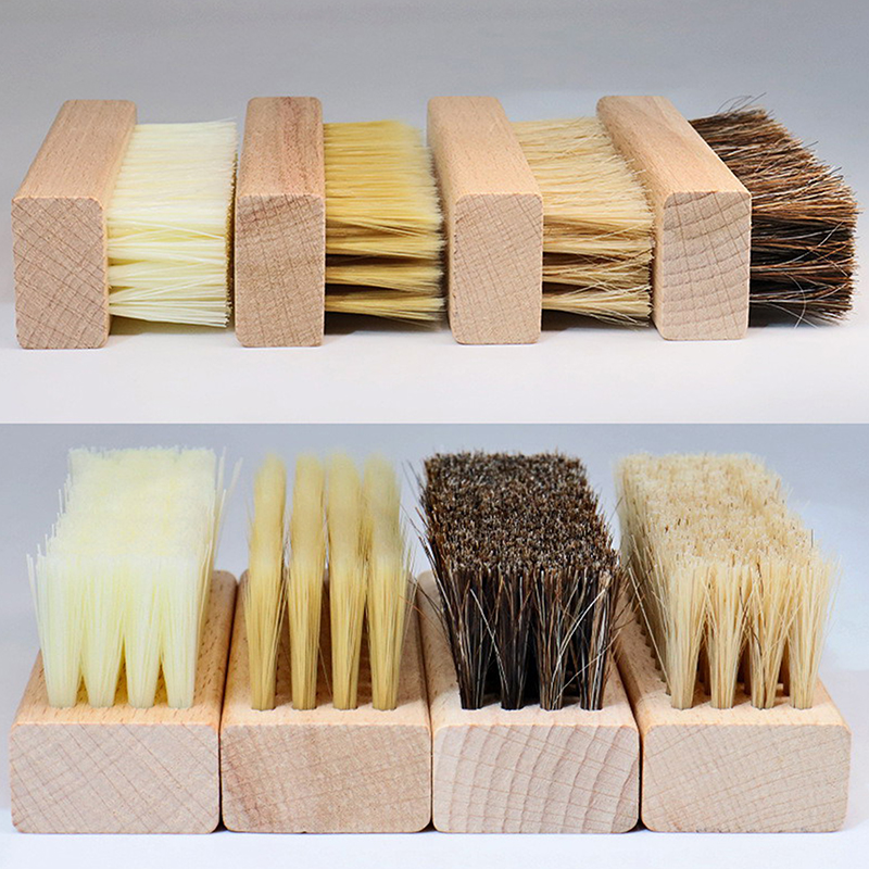 Sneaker Care Cleaning Kit - Faydalı ahşap saplı ayakkabı fırçası cila