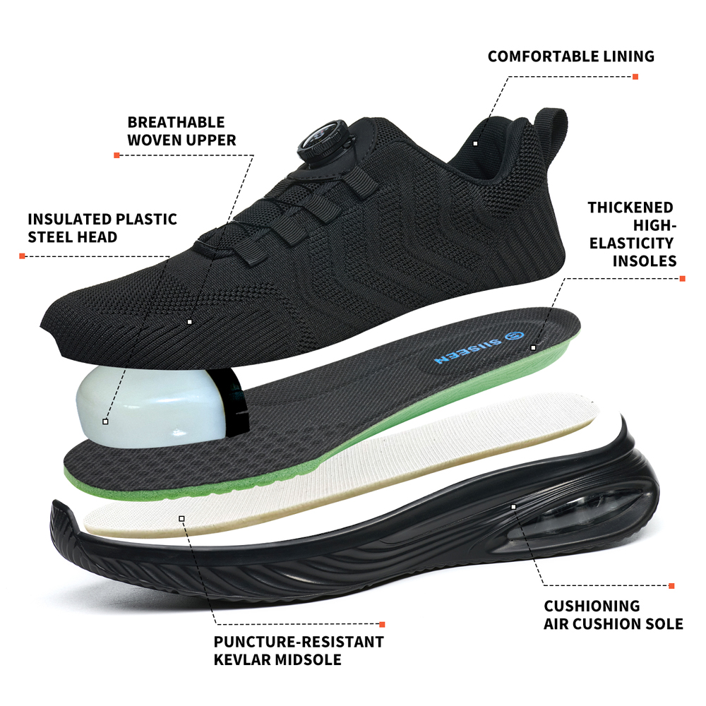 Döner düğmeli güvenlik ayakkab - Sneaker Care incelemesi ve fiyatı